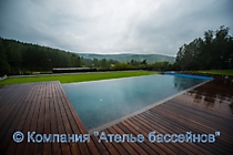 Уличный  инфинити бассейн г.Красноярск